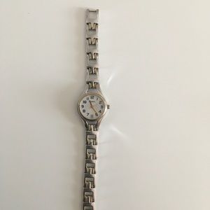 Ladies Silver Fossil Watch